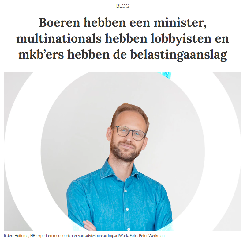 SME vs. Multinational: Who foots the bill for Dutch corporations